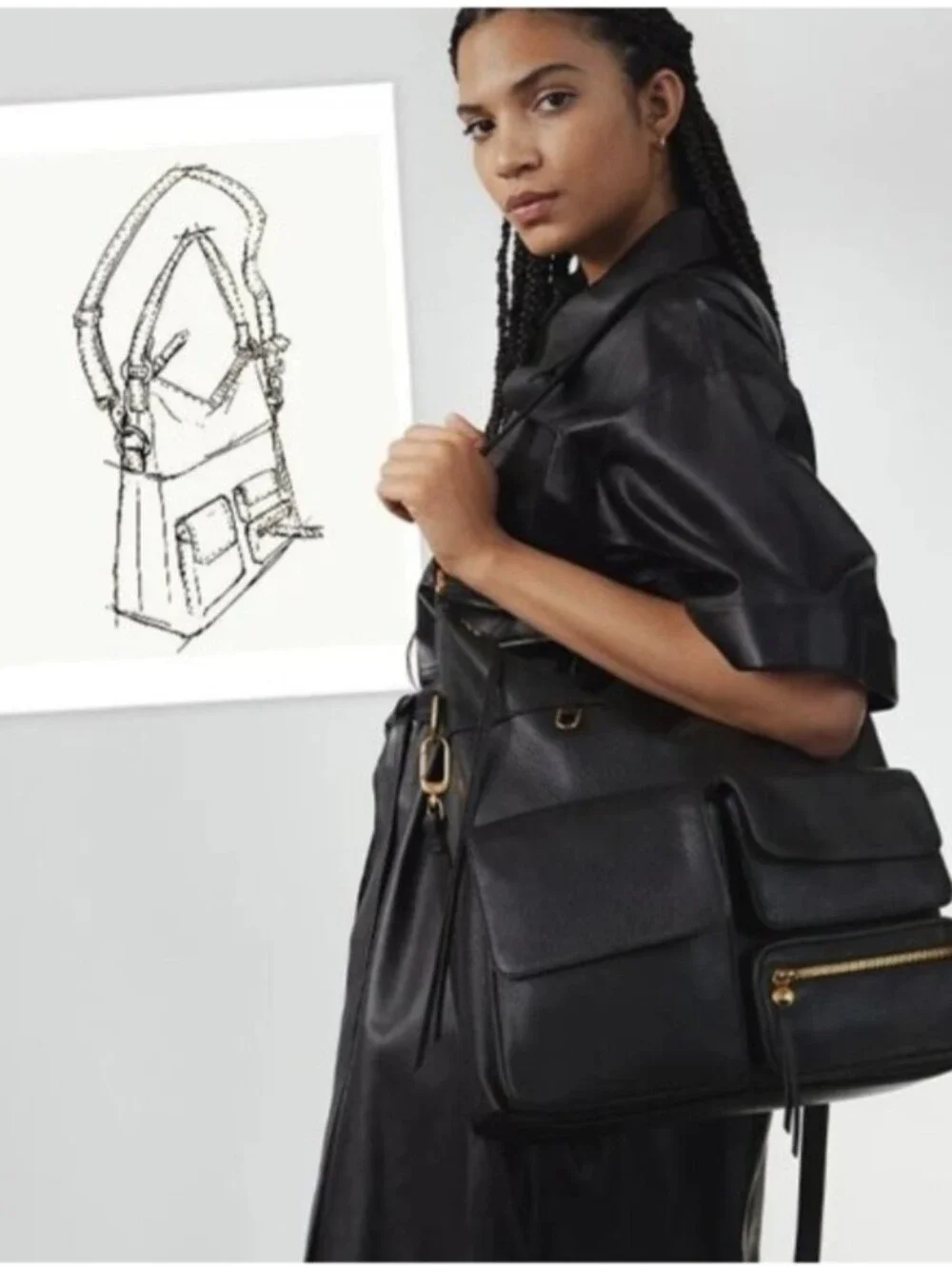 🚨FINAL PRICE🚨 Hobo International Explorer Leather Slouch Convertible Crossbody - Picture 2 of 16